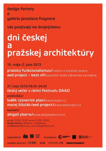 Dni českej a pražskej architektúry, Bratislava