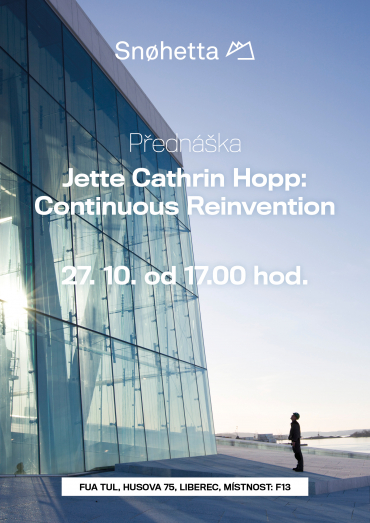 přednáška Jette Cathrin Hopp /  Snøhetta